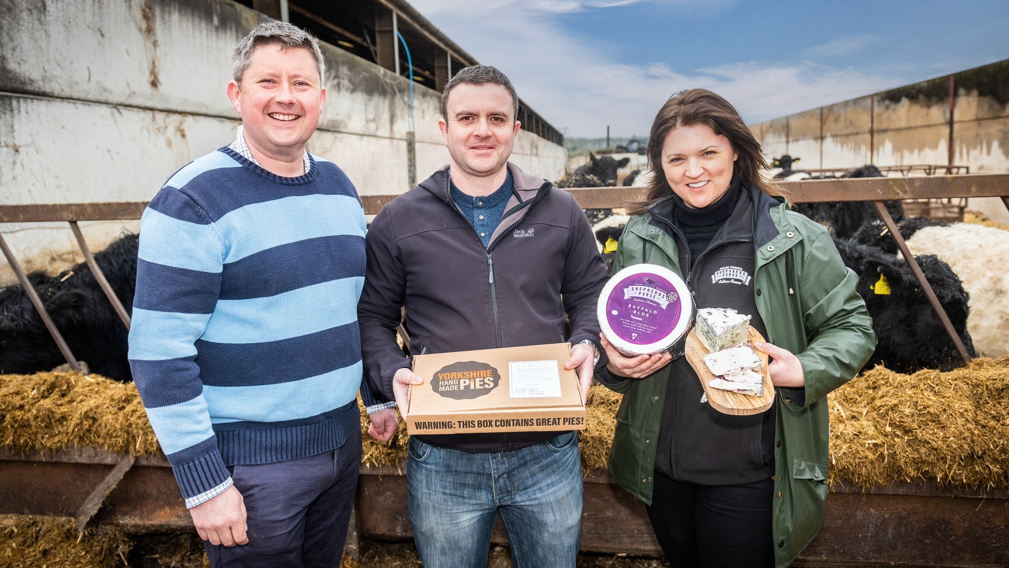 Yorkshire Handmade Pies Makes A Belted Galloway & Buffalo Blue Cheese Pie